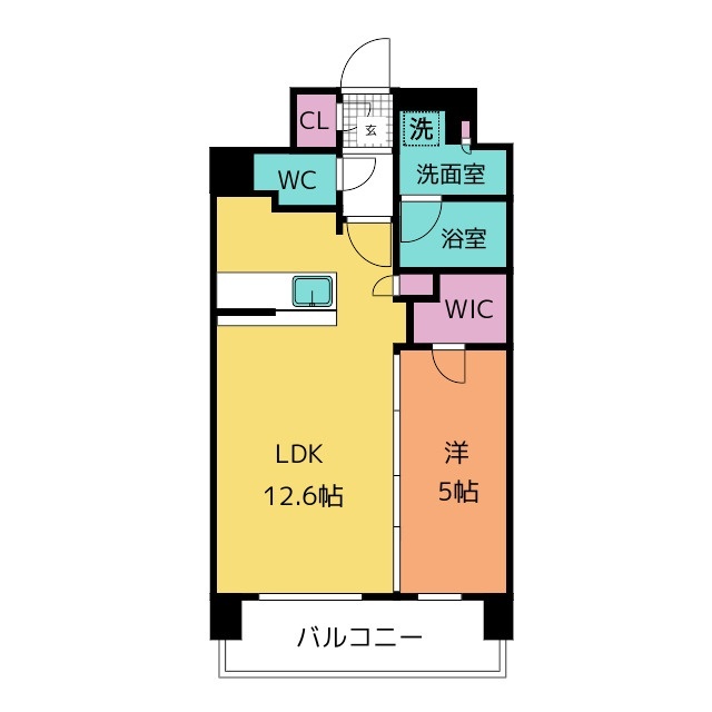 ミュプレ上前津の間取り