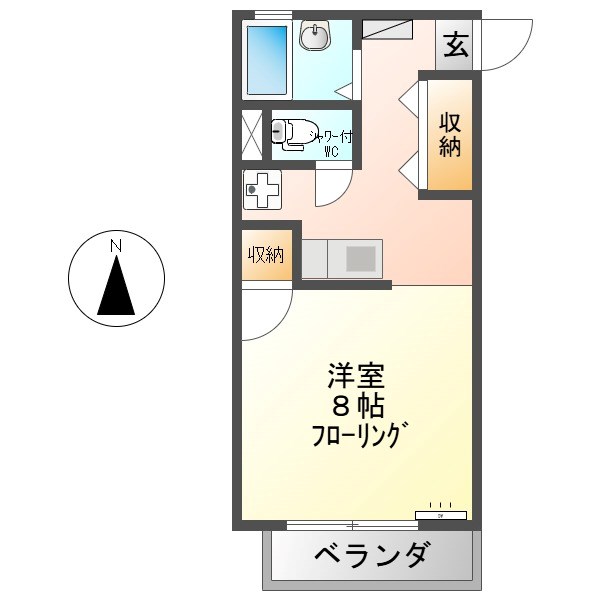 ピュアハイツ田園の間取り