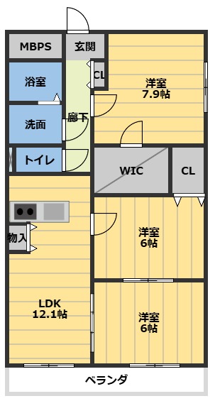 PROUDIIの間取り