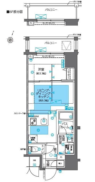 ZOOM神田の間取り