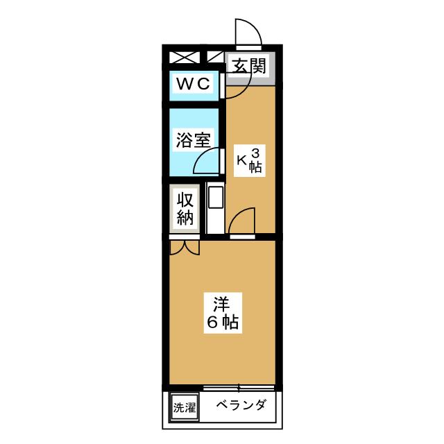エバンコーポの間取り