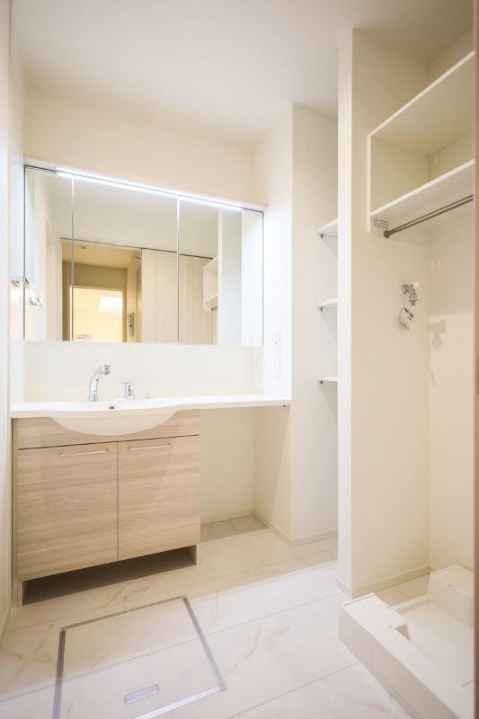 洗面設備　図面と現状に相違がある場合には現状を優先