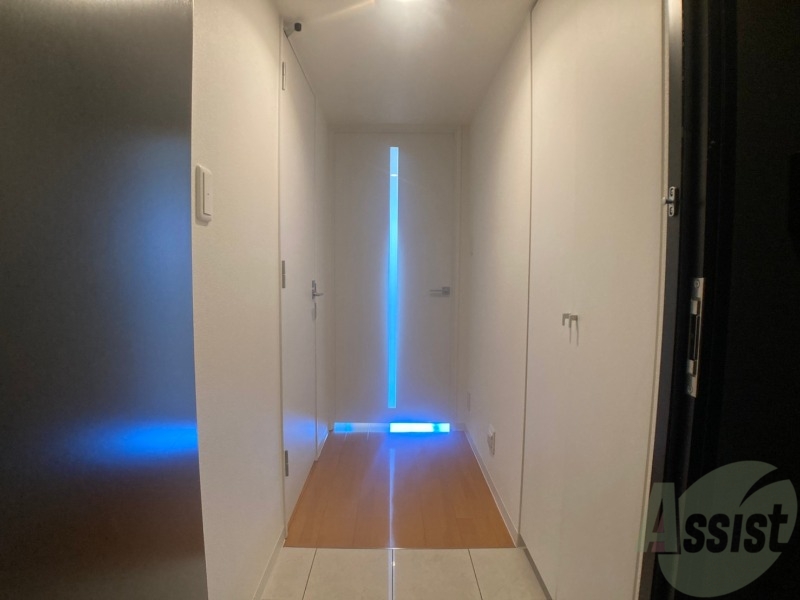 玄関　玄関の様子です。広い洋室にすぐ繋がっています。