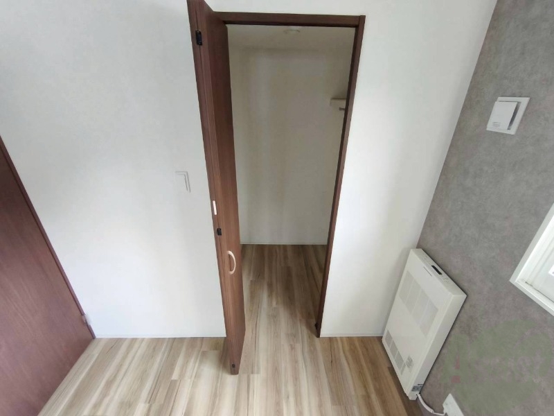 収納　洋室にはクローゼットがあるのですっきり片付きそうです。