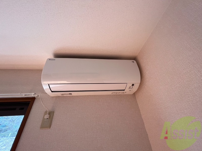 その他設備　エアコンが付いています。どの季節も快適に過ごせそうですね。