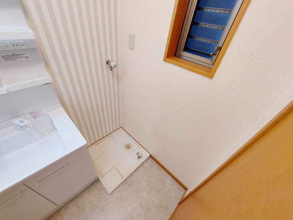 洗面設備　洗濯機置場