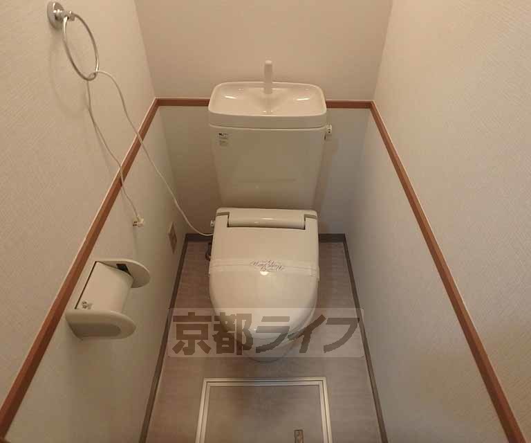 トイレ　お掃除も忘れずに