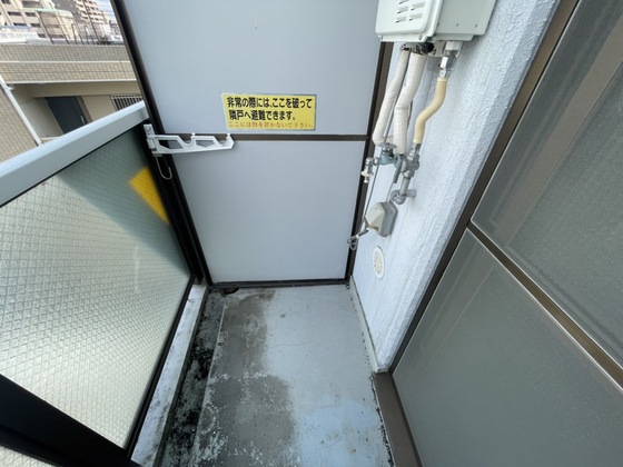 バルコニー　※別部屋の写真です