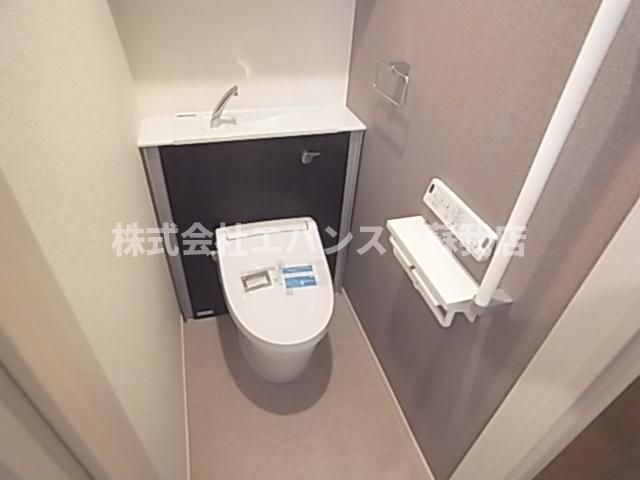 トイレ　2025年完成したA棟の写真になります。