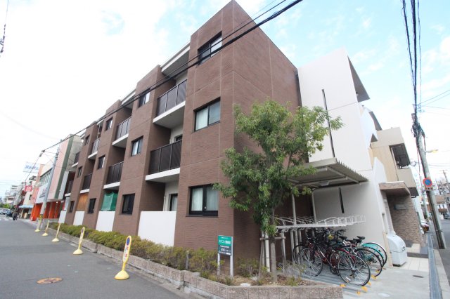 建物外観　アメニティ西田辺　１ＬＤＫ