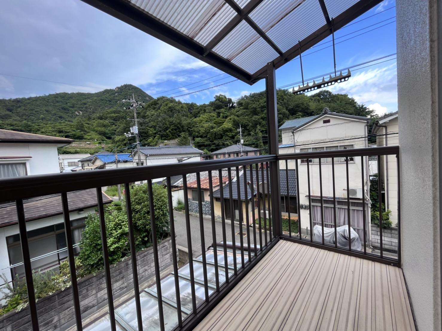 バルコニー　風通しの良いバルコニー♪