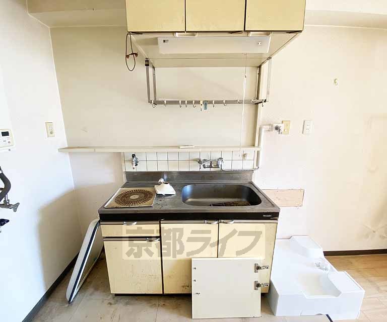 キッチン　ガスコンロ設置可