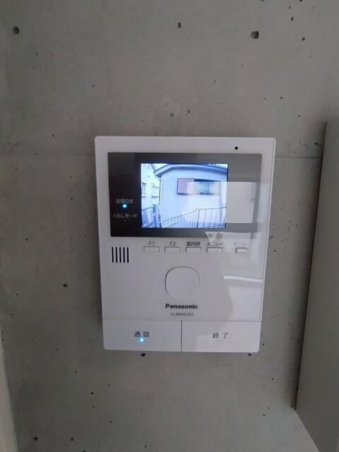 セキュリティ　モニター付きインターホンです
