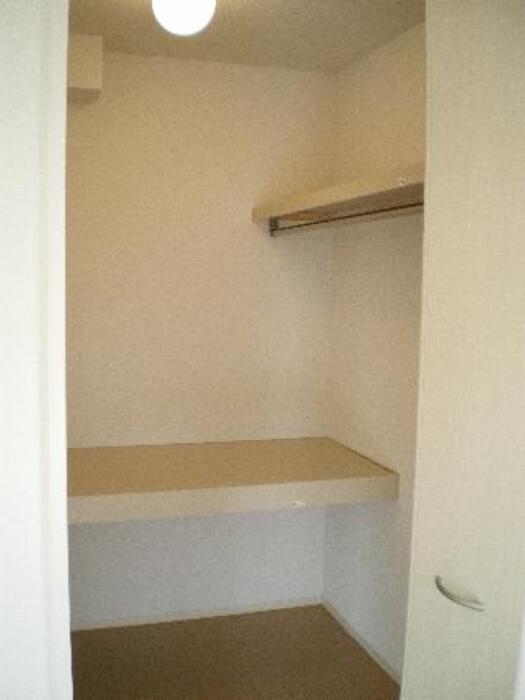 収納　ウォークインクローゼットなので収納豊富です☆