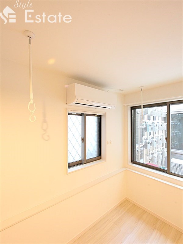 バルコニー　室内物干し