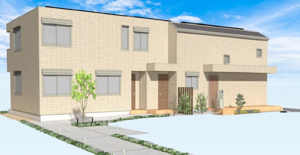 建物外観　完成予定図