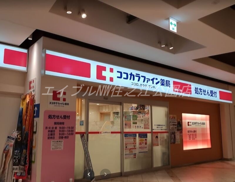 ドラックストア　ココカラファイン南海住ノ江店（ドラッグストア）まで762m