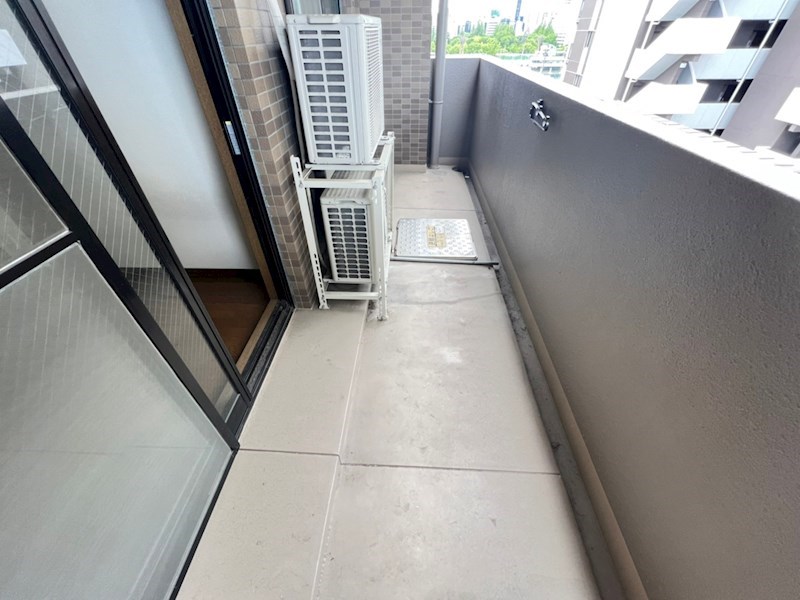 バルコニー　広々としたバルコニーです