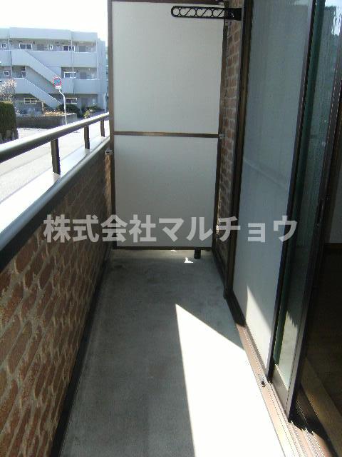バルコニー　広々としたバルコニーです