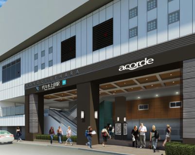 ショッピングセンター　アコルデ代々木上原（ショッピングセンター）まで310m