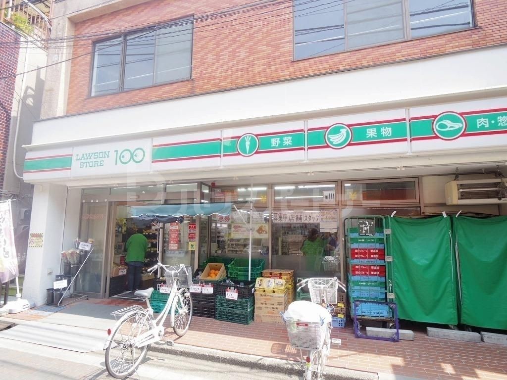 コンビニ　ローソンストア100柴又駅前店（コンビニ）まで380m