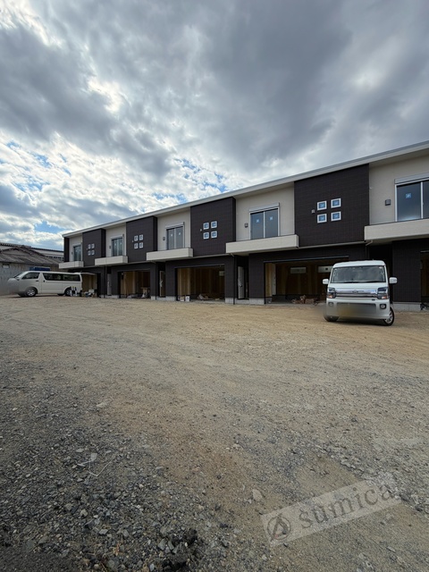 エントランス　新築ガレージハウス