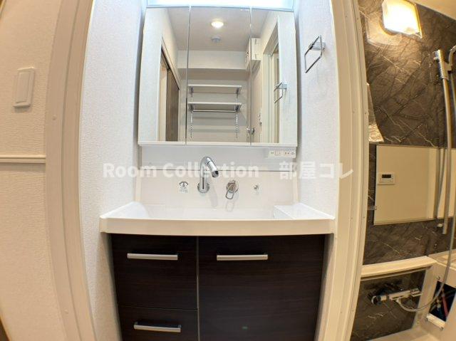 洗面設備　※同物件他部屋写真　反転・色違いの場合有　現状優先