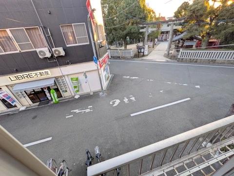 眺望　２階のお部屋です