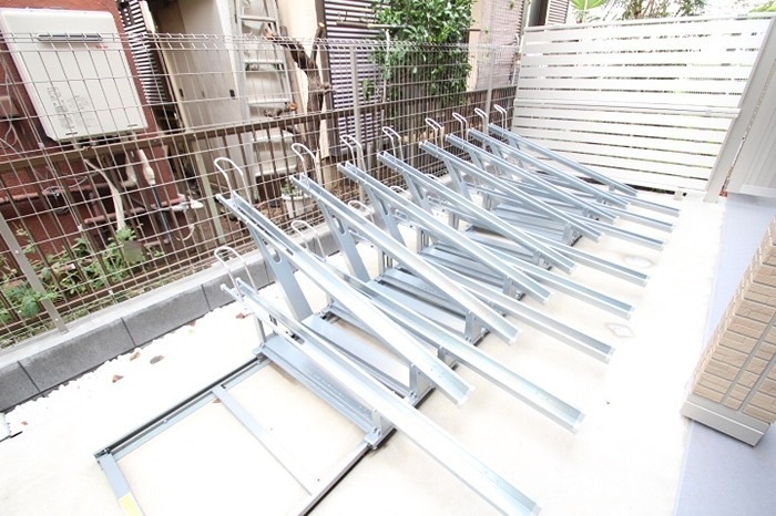 駐車場　駐輪場です