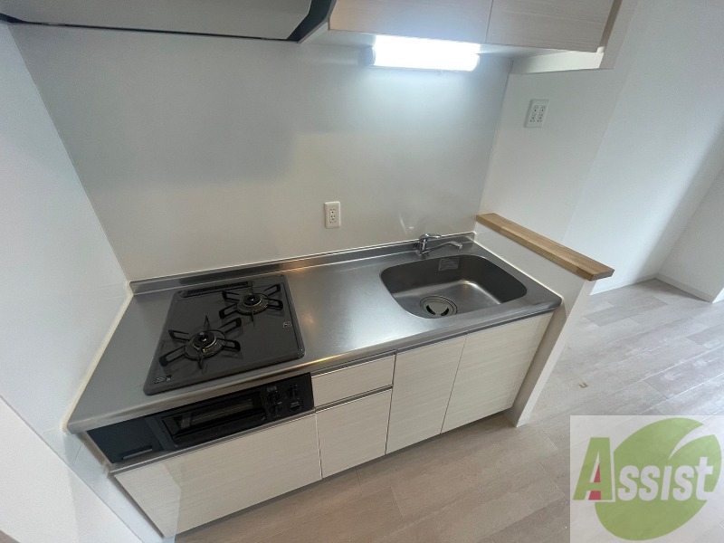 キッチン　システムキッチンで楽しくお料理できそうですね！