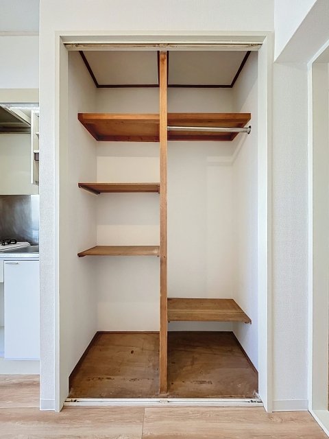 収納　大きなスペースがあり、収納には困りません