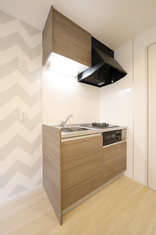 キッチン　システムキッチン（ガス2口+グリル）