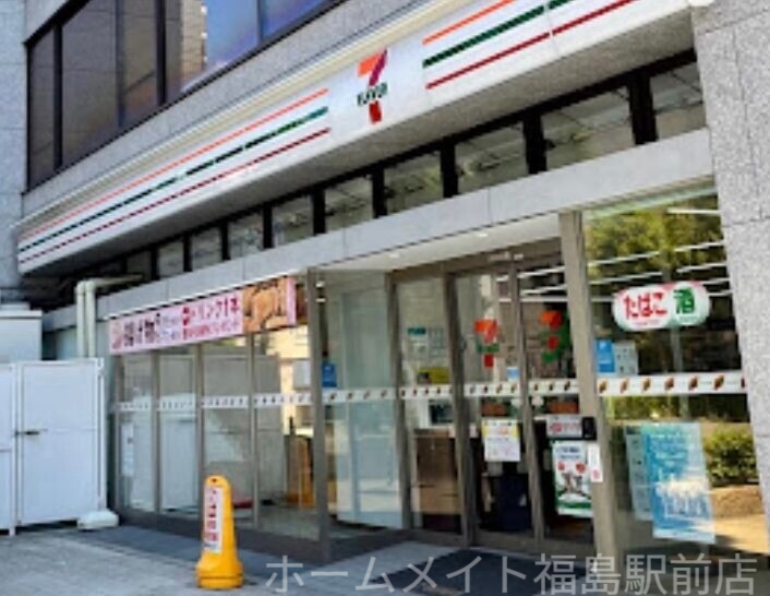 コンビニ　セブンイレブン四ツ橋立売堀店（コンビニ）まで108m