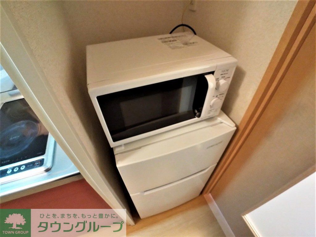 居室・リビング　レンジと冷蔵庫