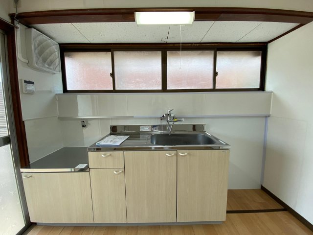 キッチン　キッチンはガスコンロを設置可能です！