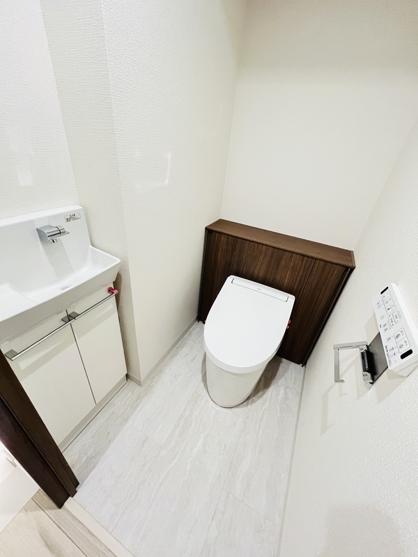 トイレ　ゆったりとした空間のトイレです