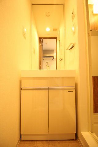 洗面設備　（別タイプ参考写真）レガリス西日暮里ステーションフロント　荒