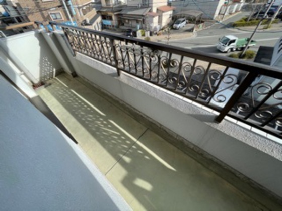 バルコニー　※別号室の写真です。