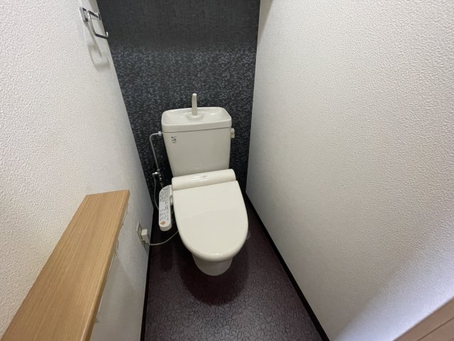 トイレ　同物件別号室の写真です。