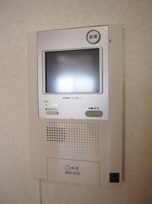 セキュリティ　モニター付きオートロック。