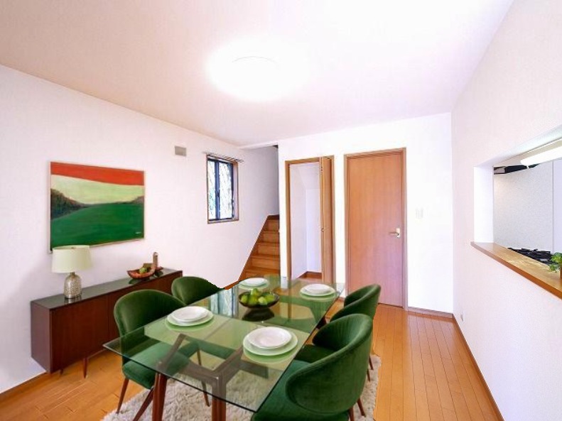 居室・リビング　CGで家具等を配置したもので家具等は含まれません