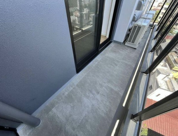 バルコニー　お洗濯にも便利なバルコニー付き