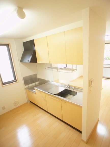 キッチン　お子様の様子を見ながらお料理できます♪