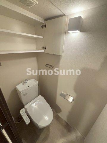 トイレ　ゆったりとした空間のトイレです