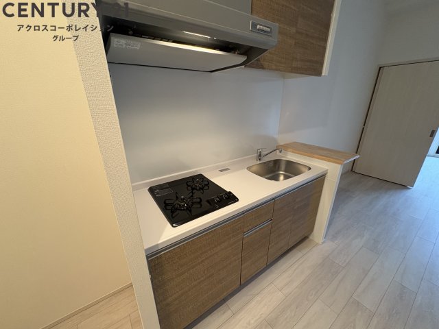 キッチン　2口ガスコンロの機能的なキッチン！