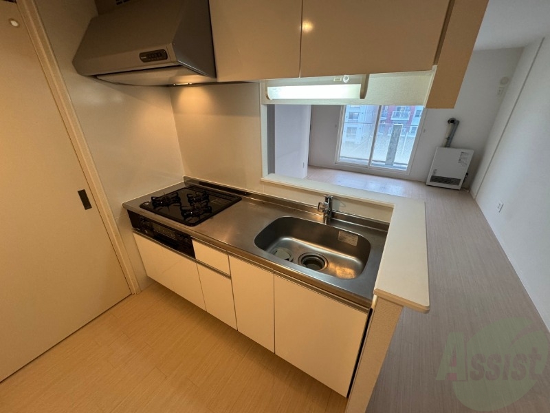 キッチン　清潔感がありお洒落なキッチンになっていました！