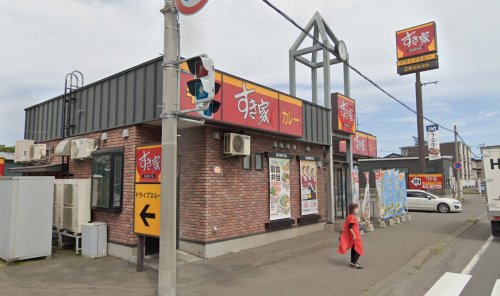 飲食店　すき家 37号室蘭中島店（飲食店）まで452m