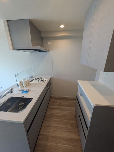 キッチン　2口ガスコンロ付のキッチン