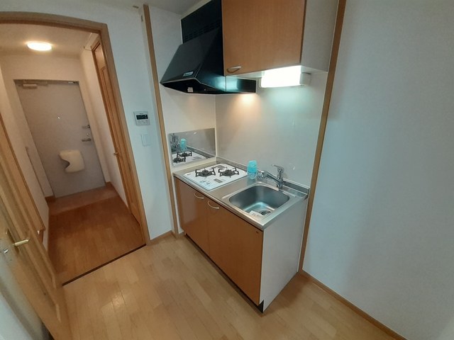 キッチン　２口ガスコンロついてます♪