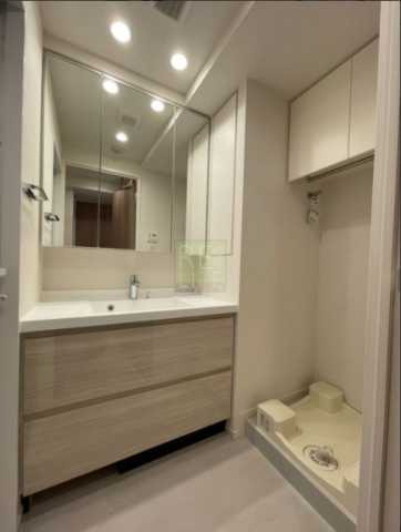 洗面設備　パークアクシス市谷左内町